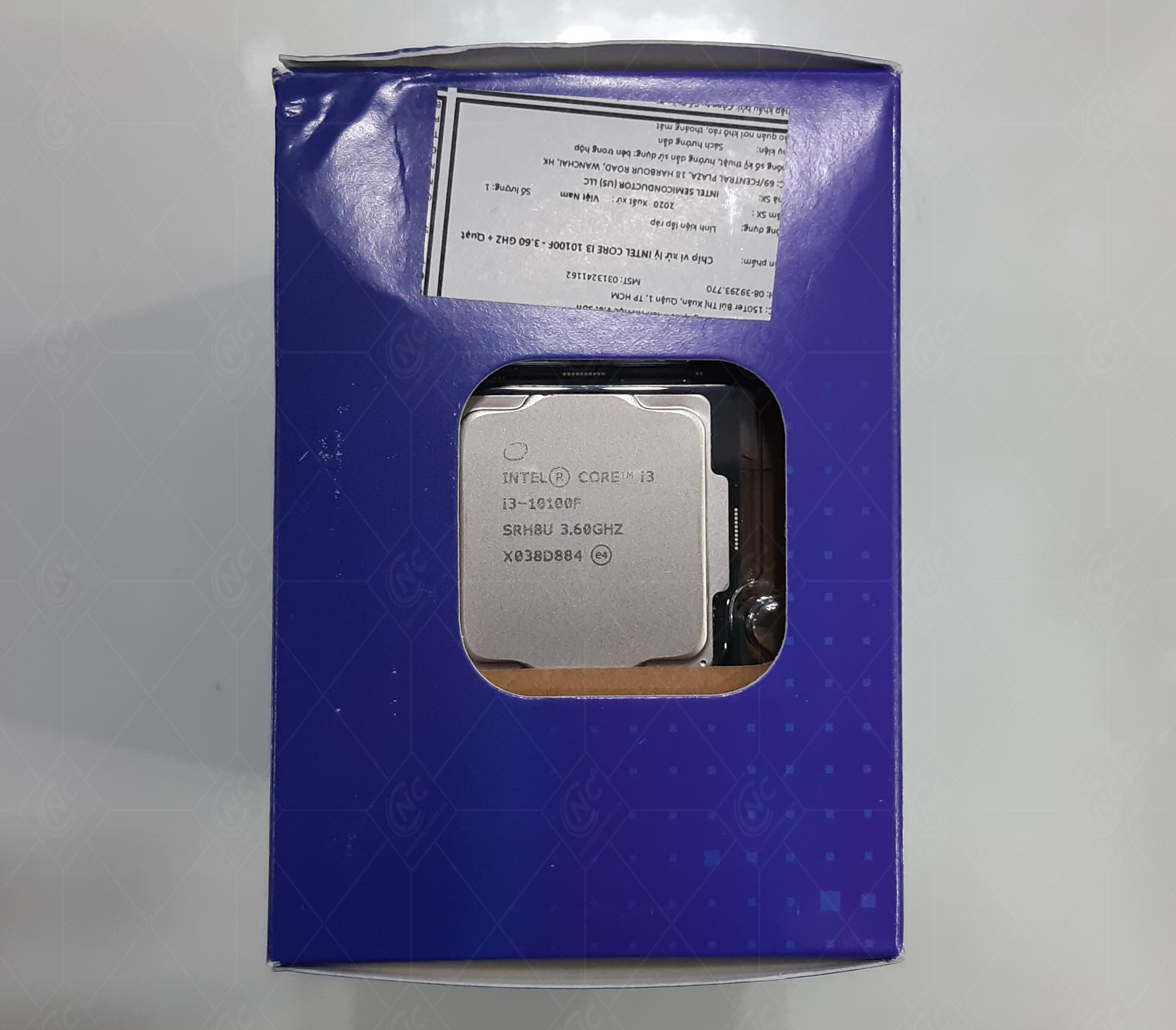 CPU Intel Core i3-10100F 3.6GHz turbo 4.3GHz 4 nhân 8 luồng